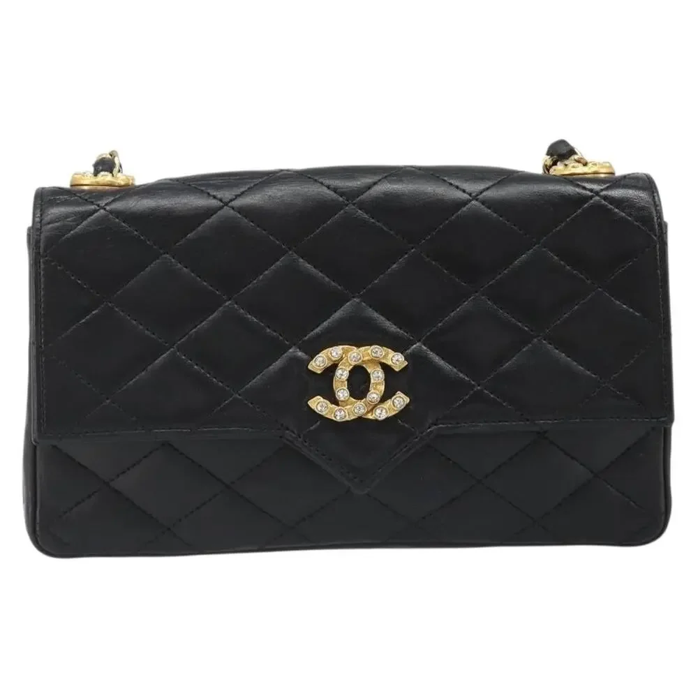 Chanel Matelasse Bijoux Chain Shoulder Bag Black